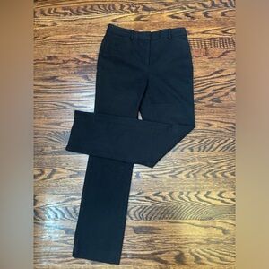 Brooks Brothers Black Pant, Size 4 Petite, Straight Leg